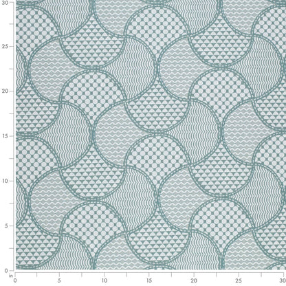 CB900-164 Abstract & Geometric nan Aqua & Teal Charlotte Colors