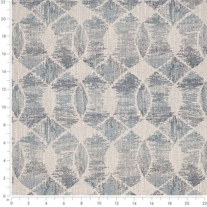CB900-167 Abstract & Geometric nan Aqua & Teal Charlotte Colors