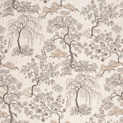 CB900-171 Global,Leaves,Toile nan Beige & Taupe,Brown,Grey & Silver Charlotte Colors