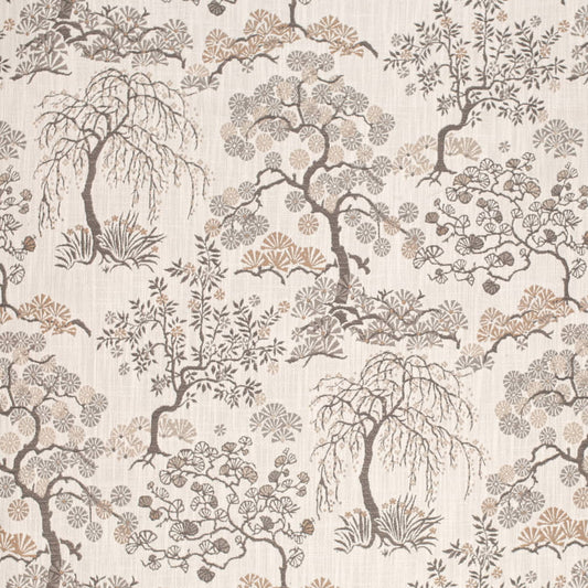 CB900-171 Global,Leaves,Toile nan Beige & Taupe,Brown,Grey & Silver Charlotte Colors