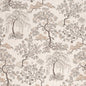 CB900-171 Global,Leaves,Toile Beige & Taupe,Brown,Grey & Silver Charlotte Fabrics Woven Patterns