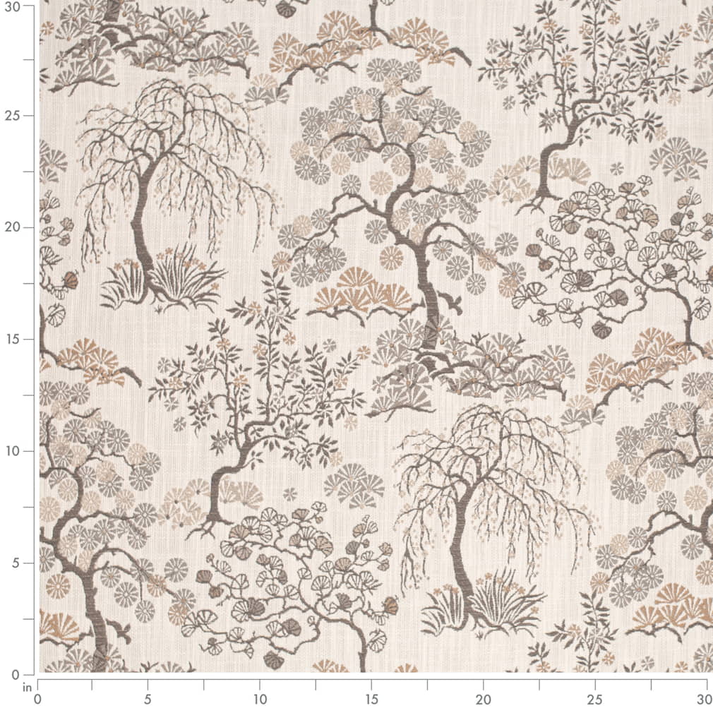 CB900-171 Global,Leaves,Toile nan Beige & Taupe,Brown,Grey & Silver Charlotte Colors