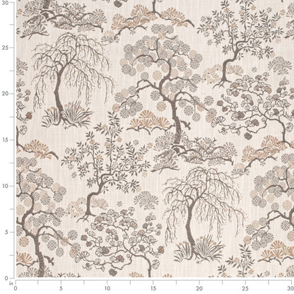 CB900-171 Global,Leaves,Toile nan Beige & Taupe,Brown,Grey & Silver Charlotte Colors