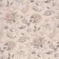 CB900-173 Floral Beige & Taupe,Grey & Silver Charlotte Fabrics Linen,Prints