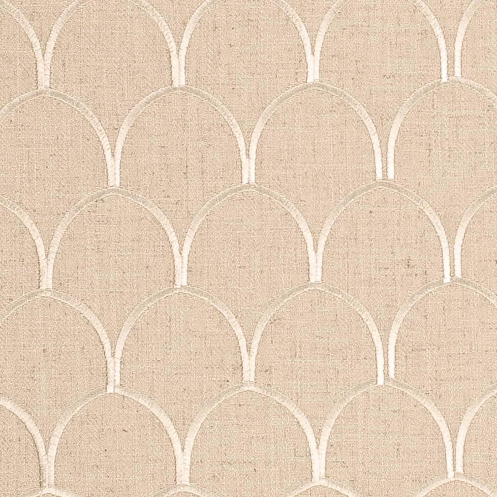 CB900-181 Abstract & Geometric Beige & Taupe,Brown Charlotte Fabrics Embroidery,Linen,Woven Patterns