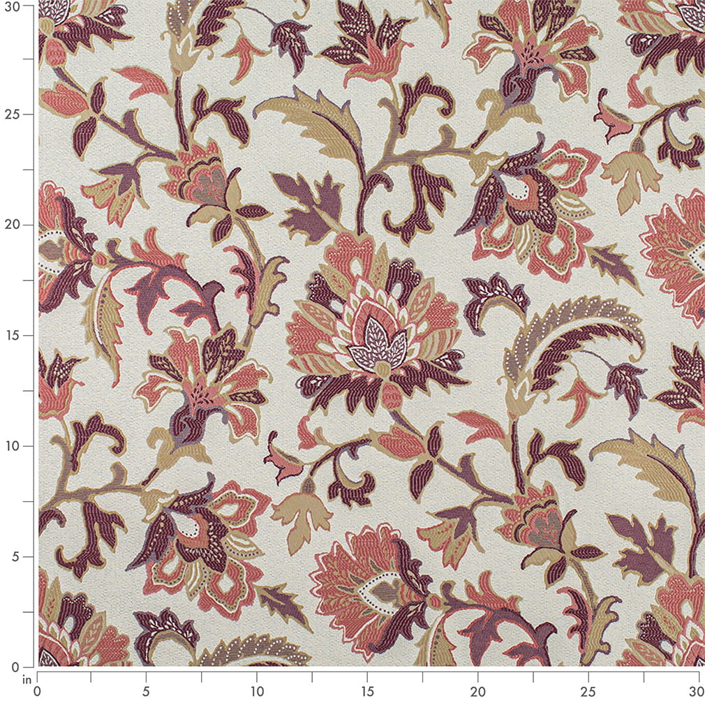 CB900-185 Floral nan Pink,Purple Charlotte Fabrics