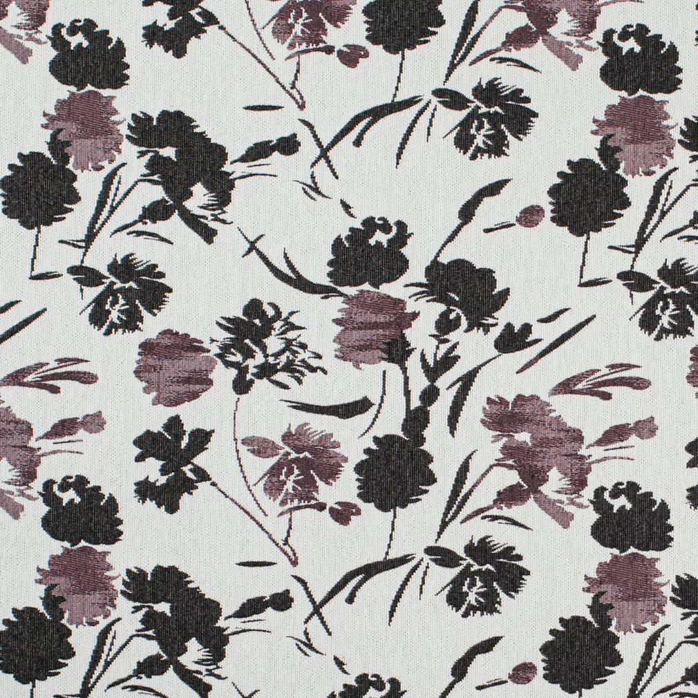 CB900-186 Floral nan Purple Charlotte Fabrics
