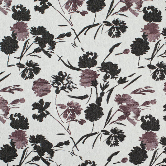 CB900-186 Floral nan Purple Charlotte Fabrics