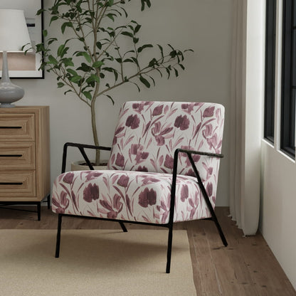 CB900-187 Abstract & Geometric,Floral nan Purple Charlotte Fabrics