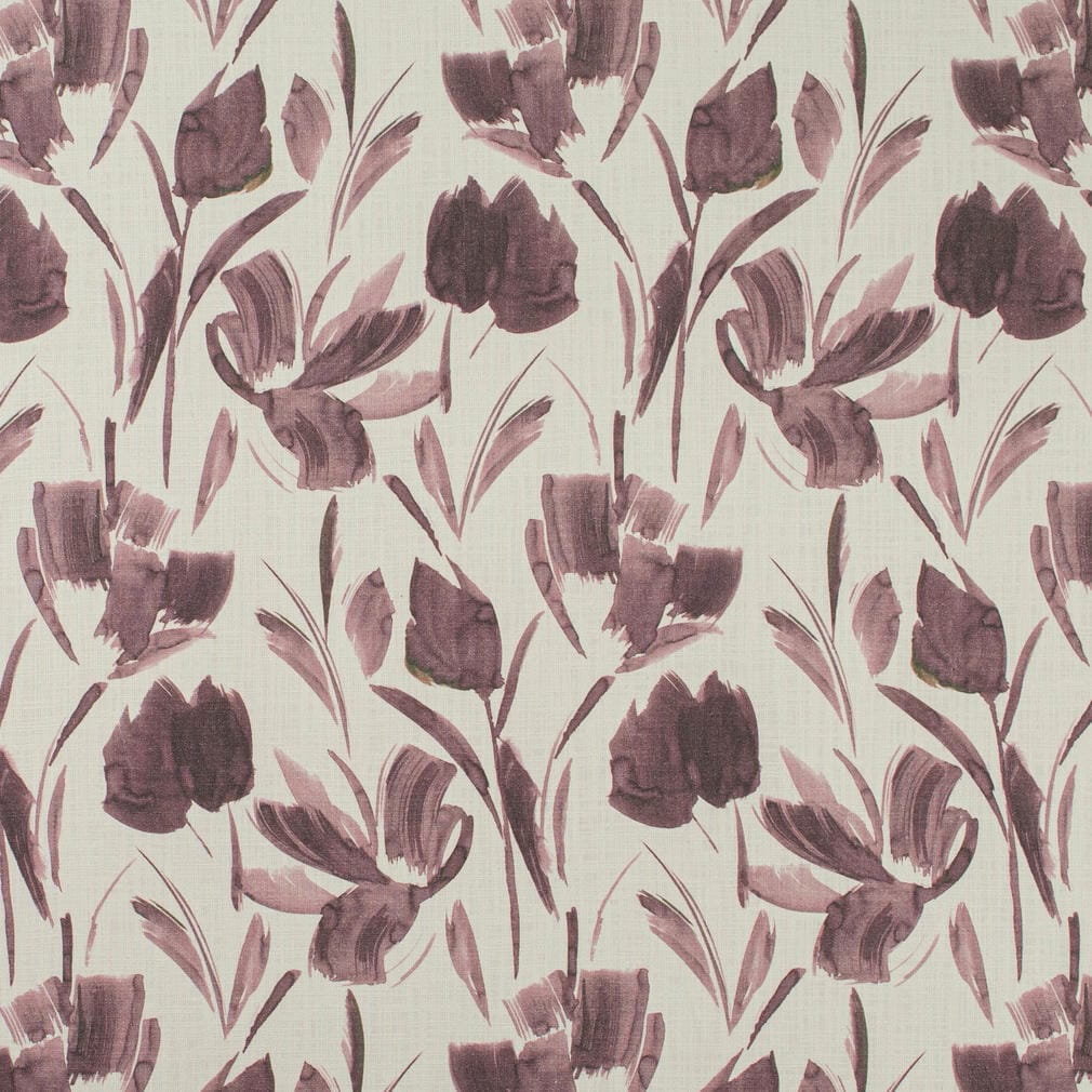 CB900-187 Abstract & Geometric,Floral nan Purple Charlotte Fabrics