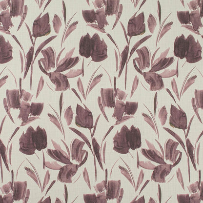 CB900-187 Abstract & Geometric,Floral nan Purple Charlotte Fabrics
