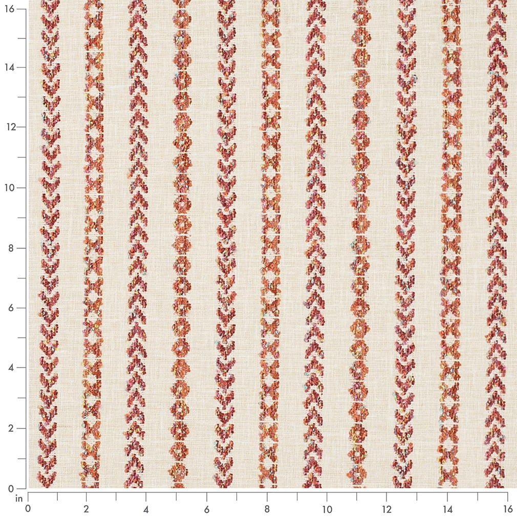 CB900-194 Abstract & Geometric,Stripe nan Coral & Peach,Orange & Rust Charlotte Fabrics