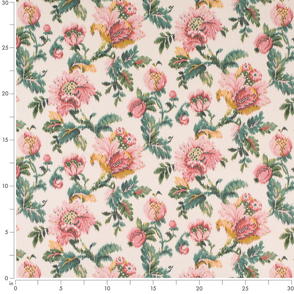 CB900-195 Floral nan Pink Charlotte Fabrics
