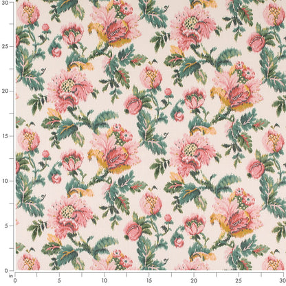 CB900-195 Floral nan Pink Charlotte Fabrics