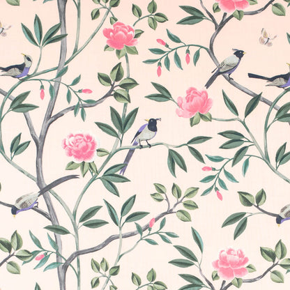 CB900-196 Floral nan Pink Charlotte Fabrics
