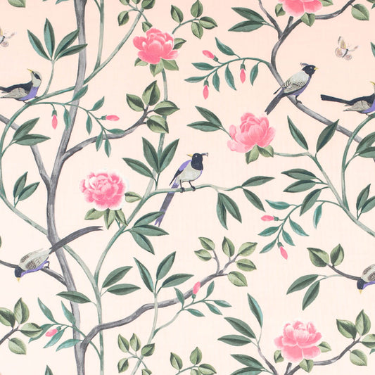 CB900-196 Floral nan Pink Charlotte Fabrics