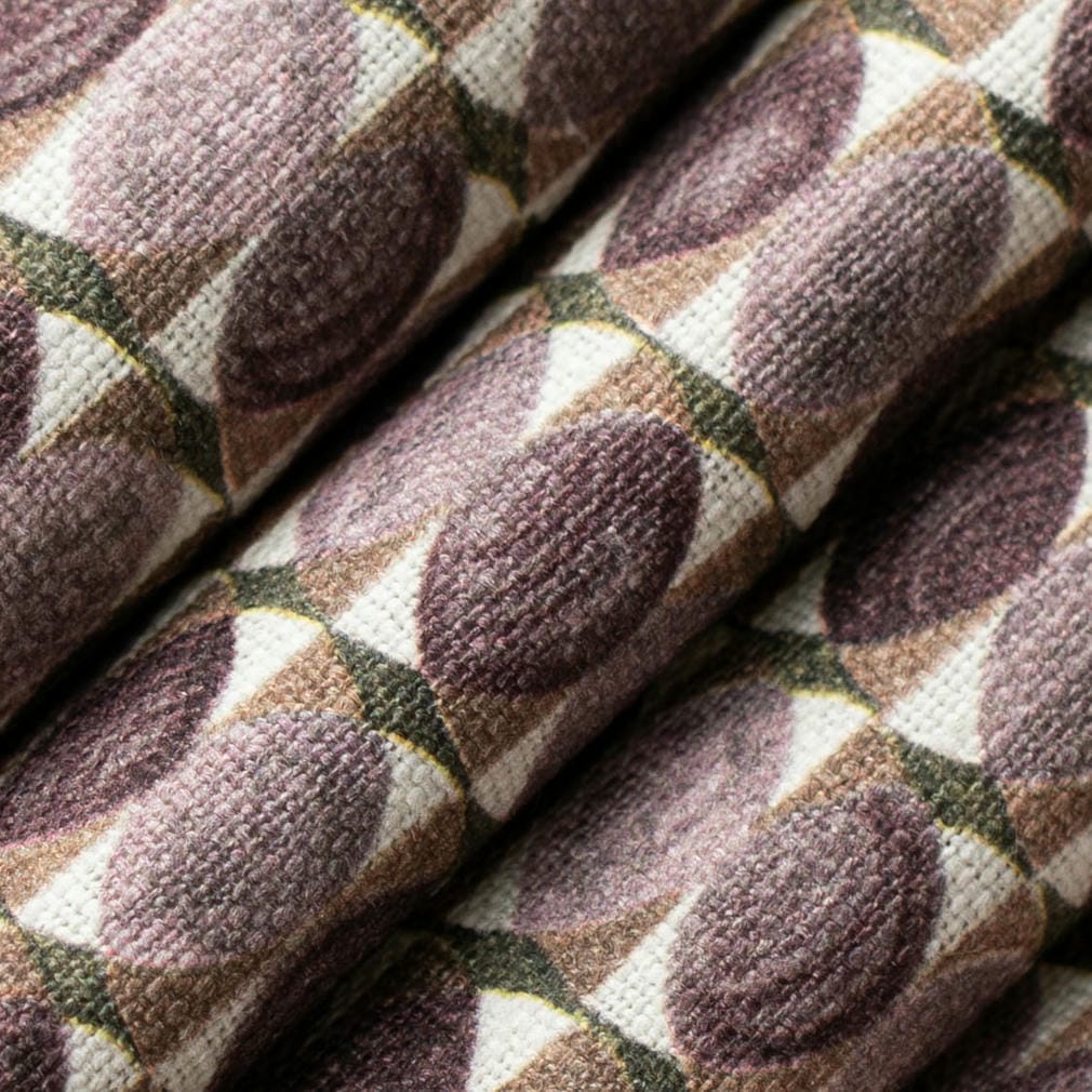 CB900-197 Abstract & Geometric,Small Scale nan Purple Charlotte Fabrics
