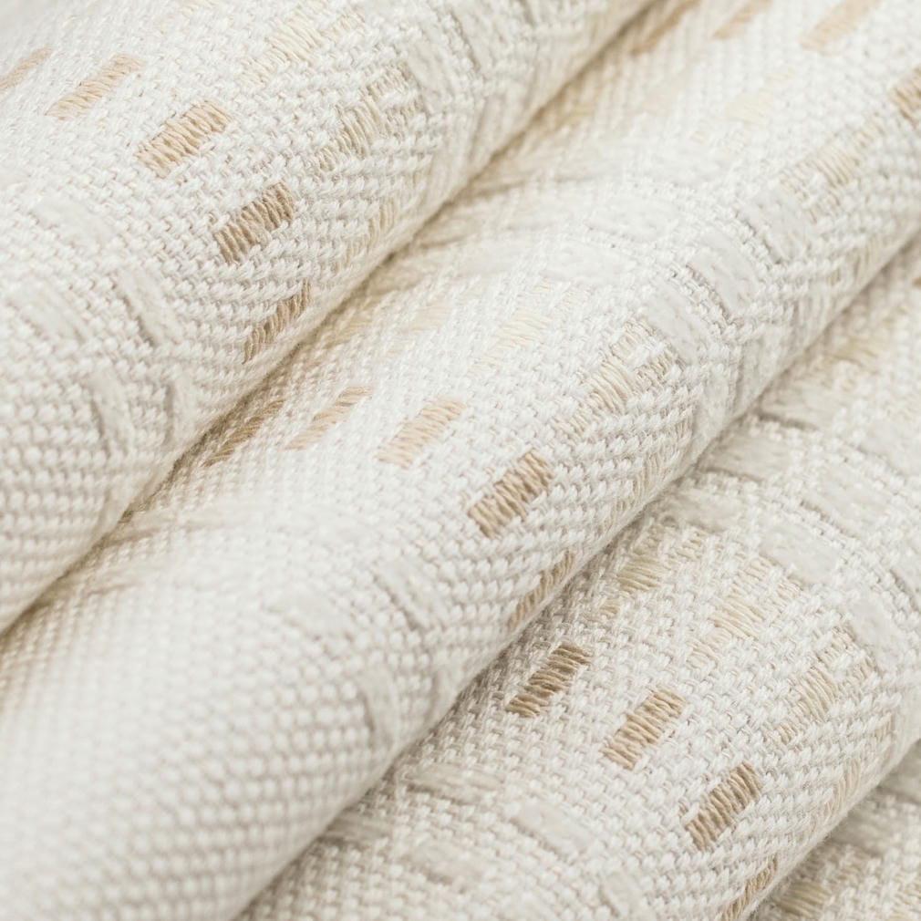 CB900-202 Stripe nan White & Ivory Charlotte Fabrics
