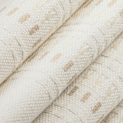 CB900-202 Stripe nan White & Ivory Charlotte Fabrics