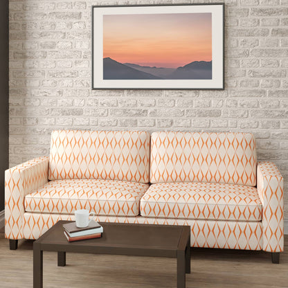 CB900-50 Abstract & Geometric nan Orange & Rust Charlotte Colors