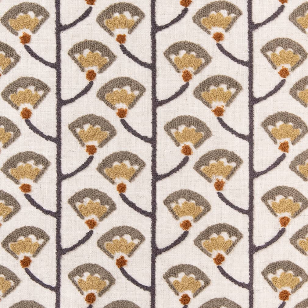 CB900-63 Abstract & Geometric,Floral nan Brown Charlotte Colors