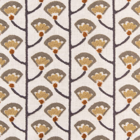 CB900-63 Abstract & Geometric,Floral nan Brown Charlotte Colors