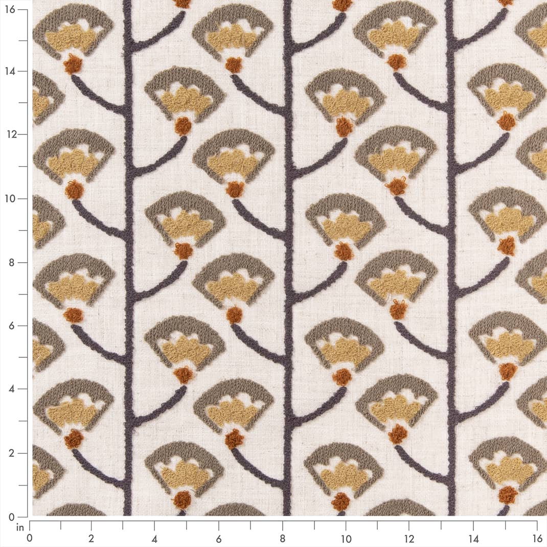 CB900-63 Abstract & Geometric,Floral nan Brown Charlotte Colors