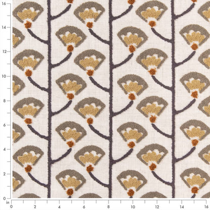 CB900-63 Abstract & Geometric,Floral nan Brown Charlotte Colors