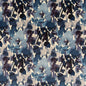 CB900-75 Abstract & Geometric,Floral Blue Charlotte Fabrics Prints,Velvet