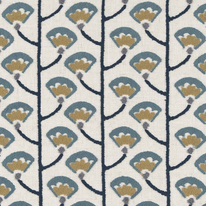 CB900-80 Abstract & Geometric,Floral nan Blue Charlotte Colors