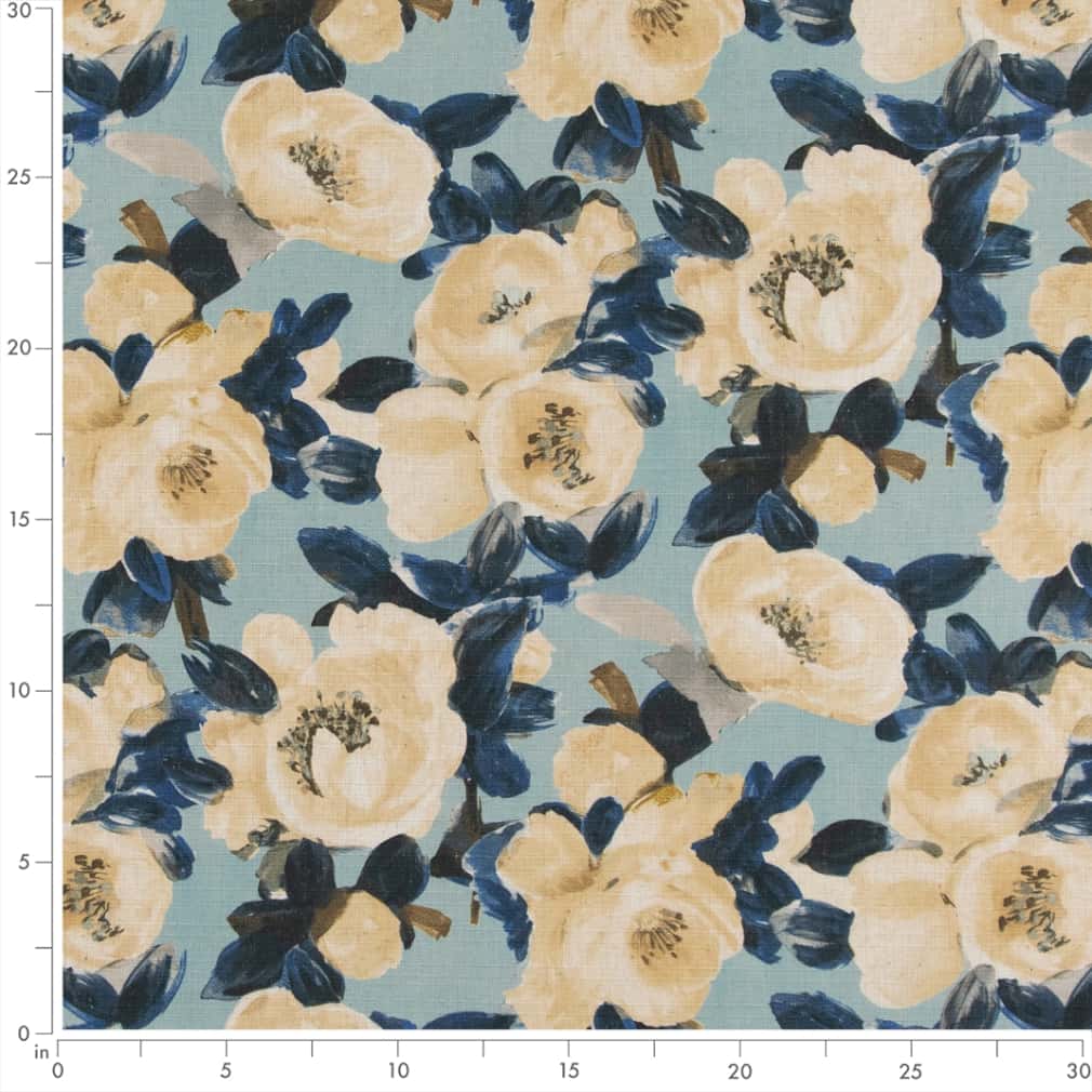 CB900-82 Floral nan Blue Charlotte Colors