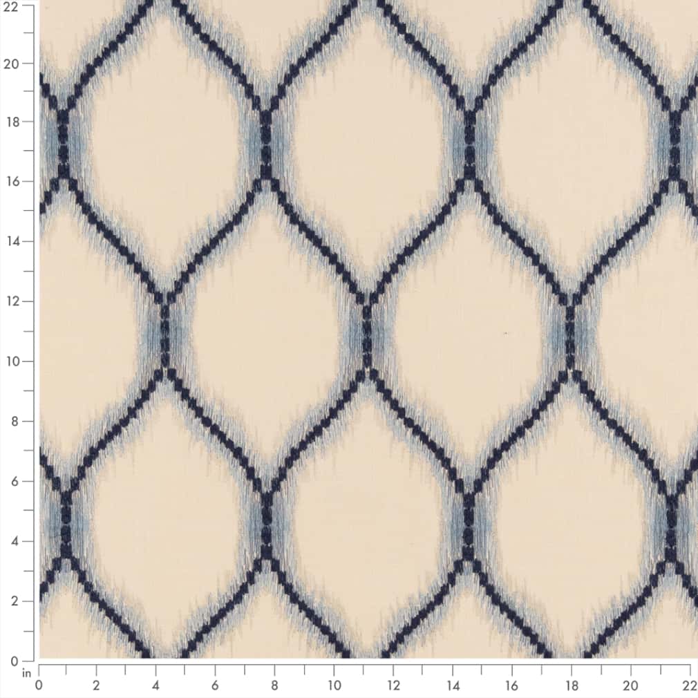 CB900-86 Abstract & Geometric nan Blue Charlotte Colors