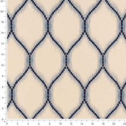 CB900-86 Abstract & Geometric nan Blue Charlotte Colors