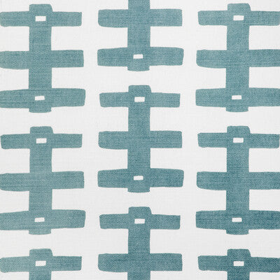 CCF-2306-1615 BRIDGE DENIM/OYSTER CAROLINE CECIL TEXTILES Fabrics Drapery Upholstery