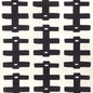 CCF-2306-816 BRIDGE BLACK/OYSTER CAROLINE CECIL TEXTILES Fabrics Drapery Upholstery