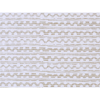 CCF-2314-161 GAMAL WHITE/NATURAL CAROLINE CECIL TEXTILES Fabrics Drapery Upholstery