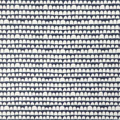 CCF-2315-1650 HANNU DARK NAVY/OYSTER CAROLINE CECIL TEXTILES Fabrics Drapery Upholstery