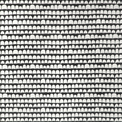 CCF-2316-816 HANNU BLACK/ECRU CAROLINE CECIL TEXTILES Fabrics Drapery Upholstery
