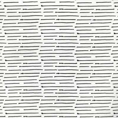 CCF-2322-816 INK STRIPE BLACK/OYSTER CAROLINE CECIL TEXTILES Fabrics Drapery Upholstery