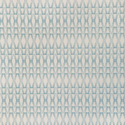 CCF-2324-1635 KETUT TEAL/OYSTER CAROLINE CECIL TEXTILES Fabrics Drapery Upholstery