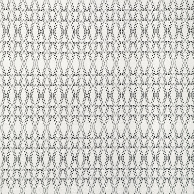 CCF-2324-816 KETUT BLACK/OYSTER CAROLINE CECIL TEXTILES Fabrics Drapery Upholstery