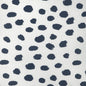 CCF-2334-1650 PAINT DOT DARK NAVY/OYSTER CAROLINE CECIL TEXTILES Fabrics Drapery Upholstery