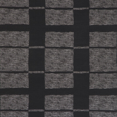 CCF-2337-816 REED BLACK/OYSTER CAROLINE CECIL TEXTILES Fabrics Drapery Upholstery