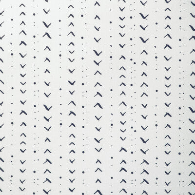 CCF-2345-1650 TITIK DARK NAVY/OYSTER CAROLINE CECIL TEXTILES Fabrics Drapery Upholstery