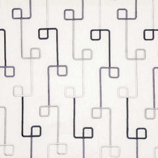 CJD403 Maxwell DRAPERY/MULTI- PATTERN # 403 GUNMETAL CT-BIRCHBARK