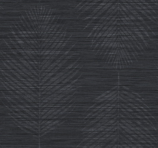 CP91107 Seabrook Designs A Lot More Textures Wallpaper Kotka Black Tie