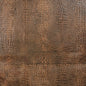 Caiman Umber Brown Charlotte Fabrics Genuine Leather