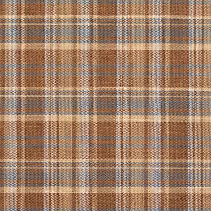 D100 Plaid Wheat Plaid Brown Charlotte Fabrics