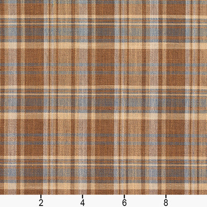 D100 Plaid Wheat Plaid Brown Charlotte Fabrics