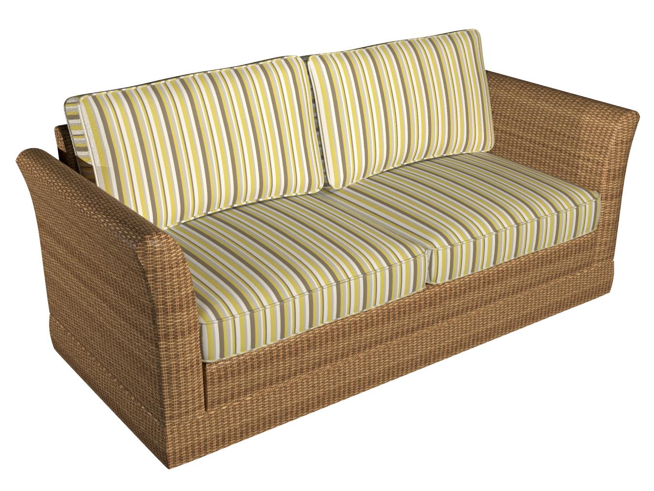 D1014 Stripe Lemon Gold & Yellow Charlotte Fabrics